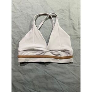 FIVE Activewear Sports Bra White Crisscross Back Kids Youth Size XL crop top